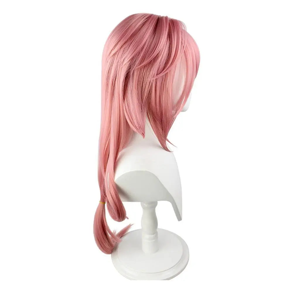 Yae Miko Wig Genshin Impact Pink side upturned cosplay long Wigs for women - Pajamasbuy