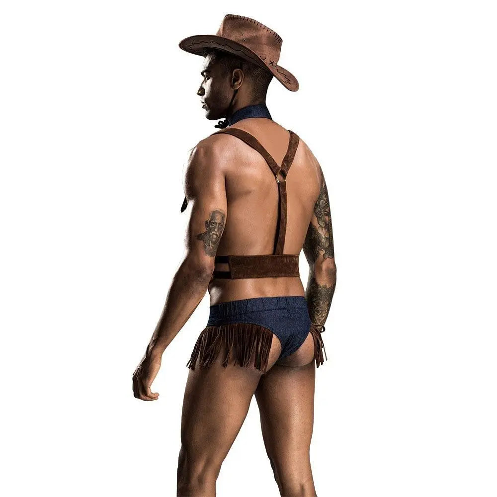 Stag do Cowboy Party Costume Night Club Uniform - Pajamasbuy